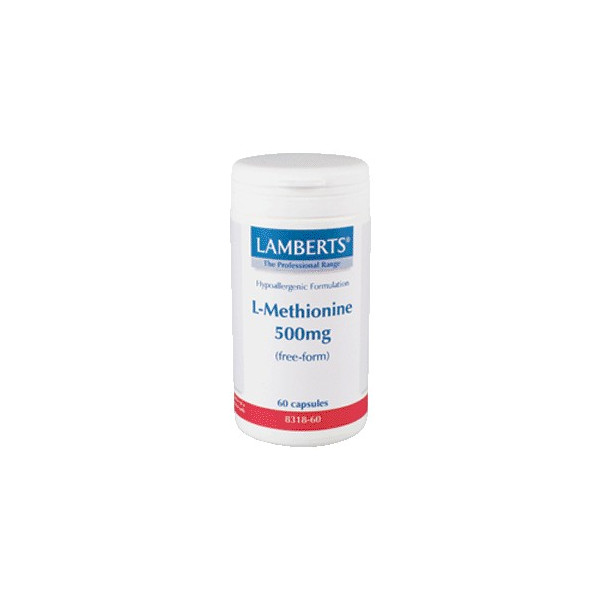 METIONINA 500 MG 60 CAP LAMBERTS
