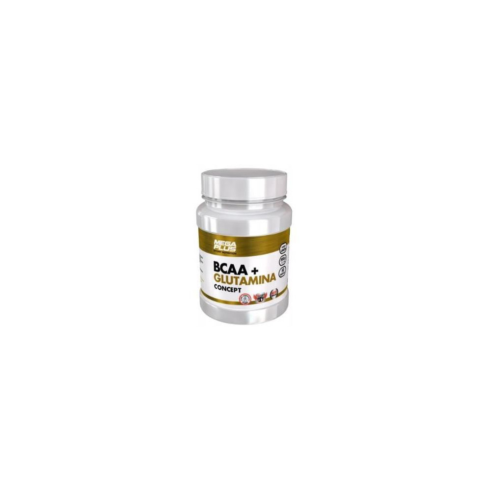 BCAA GLUTAMINA LIMON 500 GRS MEGA PLUS ARTESANIA AGRICOLA