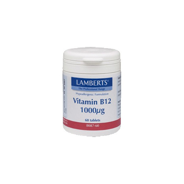 VITAMINA B-12 1000 MCG 60 COMP LAMBERTS