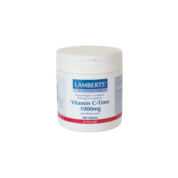 VITAMINA C 1000 MG RETARD + BIOFLAVONOIDES 180 COMP LAMBERTS