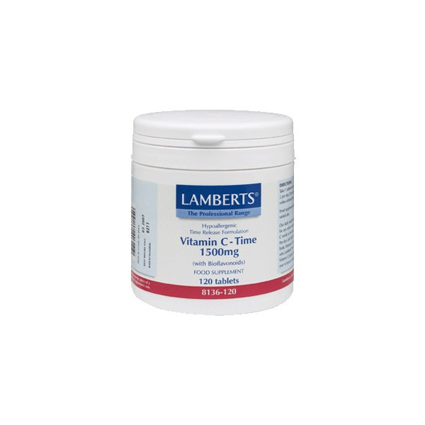 VITAMINA C 1500 MG RETARD + BIOFLAVONOIDES 120 COMP LAMBERTS