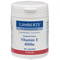 VITAMINA E NATURAL 400 UI 60 CAP LAMBERTS