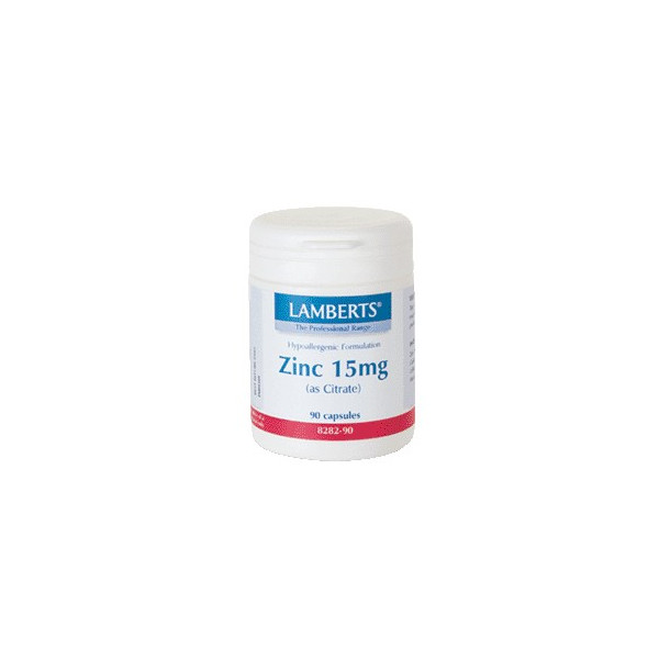 ZINC CITRATO 15 MG 90 COMP LAMBERTS