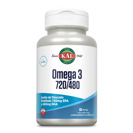 OMEGA 3 720/480 60 PERLAS KAL SOLARAY