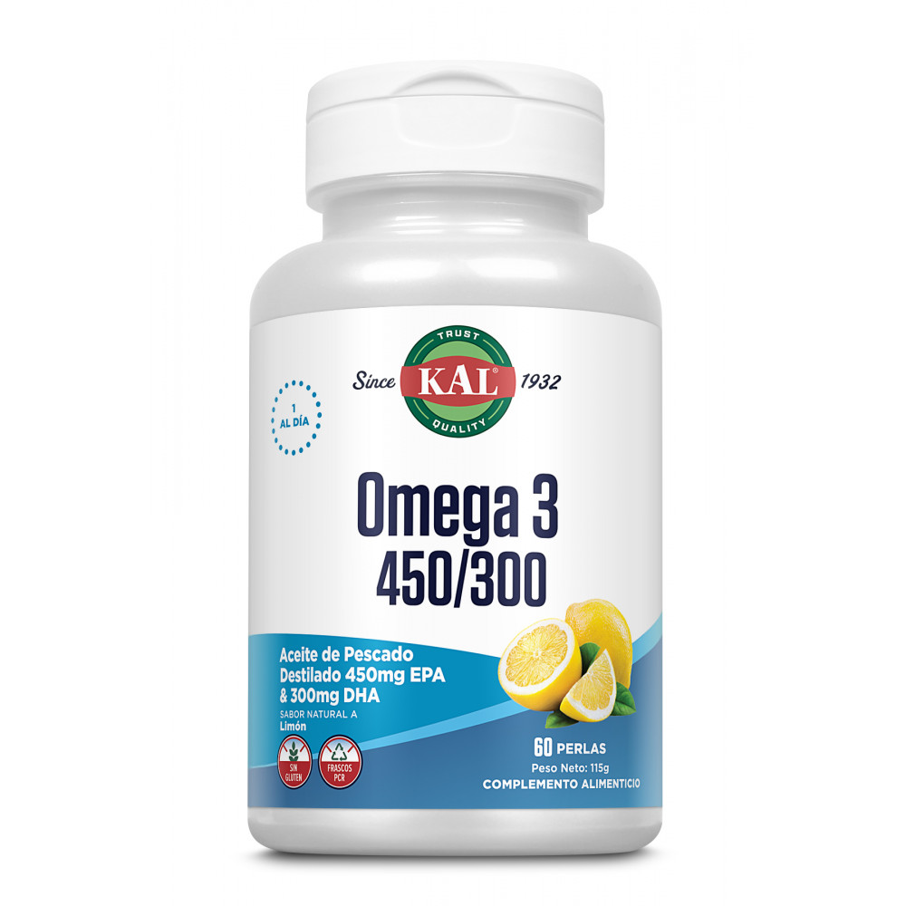 OMEGA 3 (450 MG EPA / 300 MG DHA) 60 PERLAS KAL