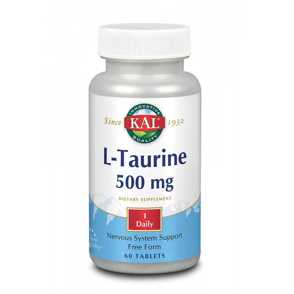 L-TAURINA 500 MG 60 CAP KAL