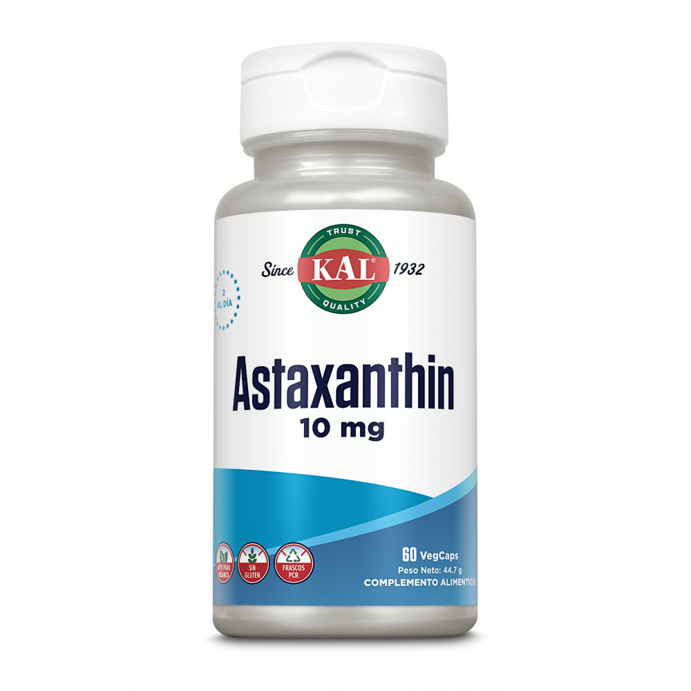 ASTAXANTHIN 10 MG 60 CAP KAL SOLARAY