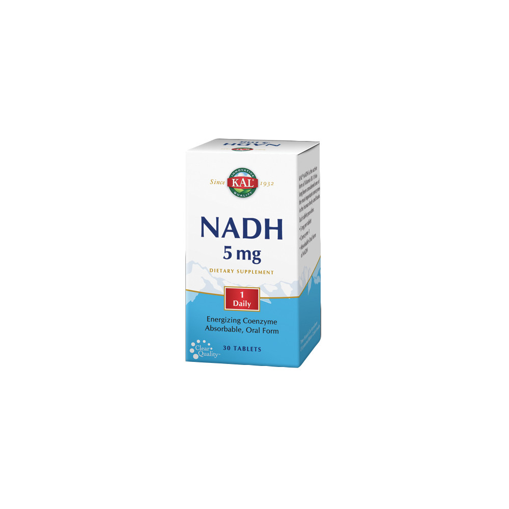 NADH 5 MG 30 COMP KAL