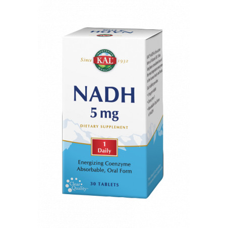 NADH 5 MG 30 COMP KAL