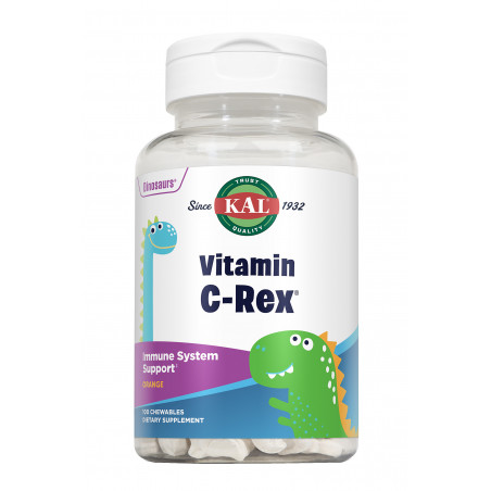 VITAMINA C REX 100MG 100 COMP MAST. DINOSAURUS KAL