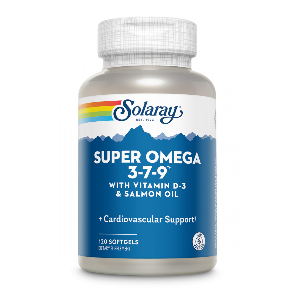 SUPER OMEGA 379 CON VIT D3 120 CAP SOLARAY