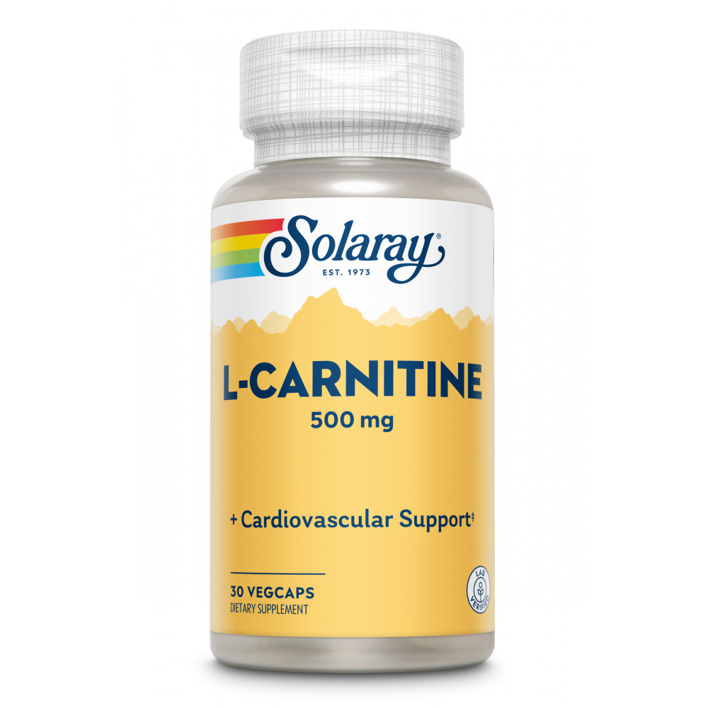 CARNITINA 500 MG 30 CAP SOLARAY