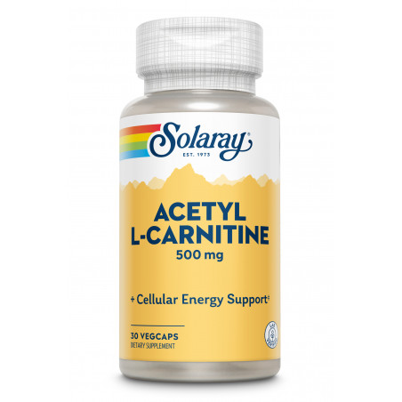 ACETIL L CARNITINA 500 MG 30 CAP SOLARAY
