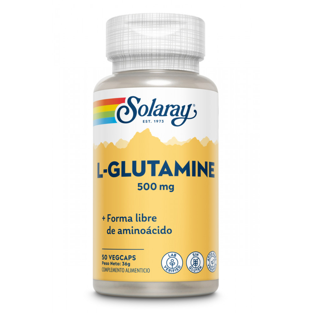 GLUTAMINA 500 MG 50 CAP SOLARAY