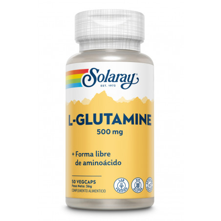 GLUTAMINA 500 MG 50 CAP SOLARAY