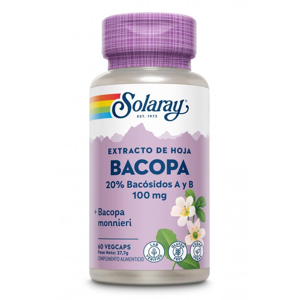 BACOPA 100 MG 60 CAP SOLARAY