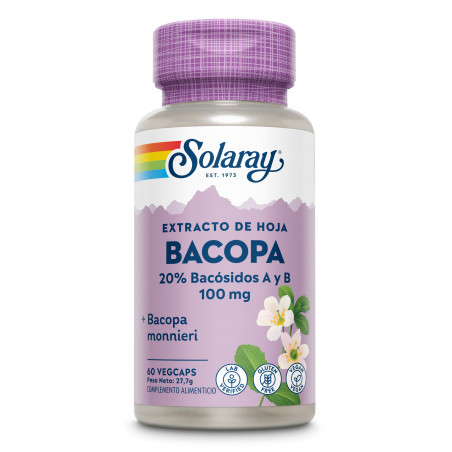 BACOPA 100 MG 60 CAP SOLARAY