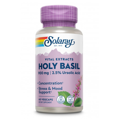 HOLLY BASIL 450 MG 60 CAP SOLARAY