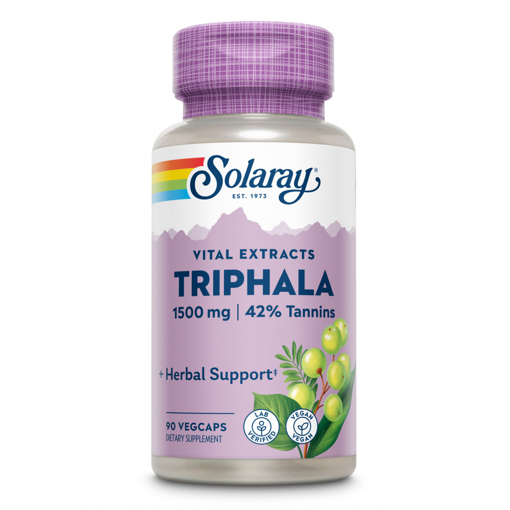 TRIPHALA 500 MG 90 CAP SOLARAY