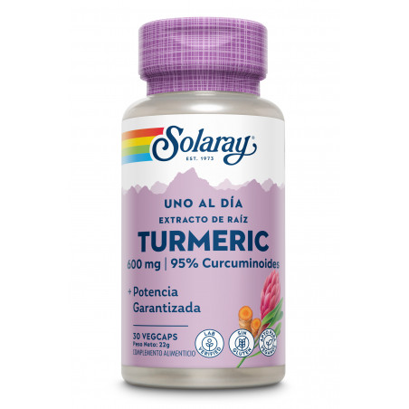 TURMERIC (CURCUMA) 600 MG 30 CAP SOLARAY