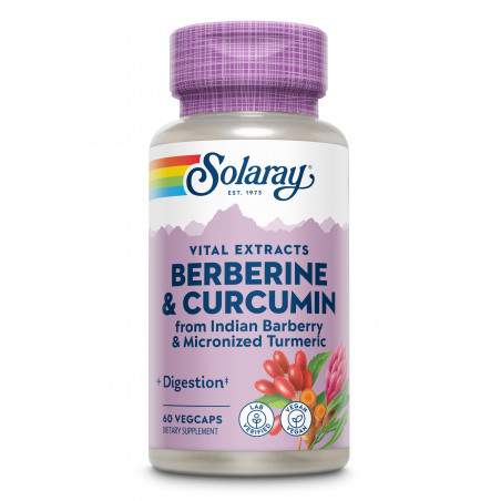 BERBERIN + CURCUMINA 600MG 60 CAP VEG SOLARAY