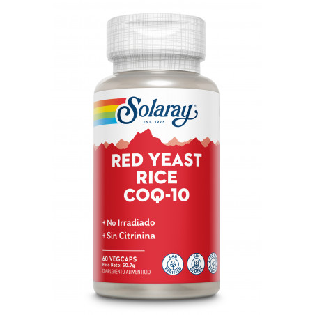RED YEAST RICE PLUS COQ 10 60 CAP.SOLARAY