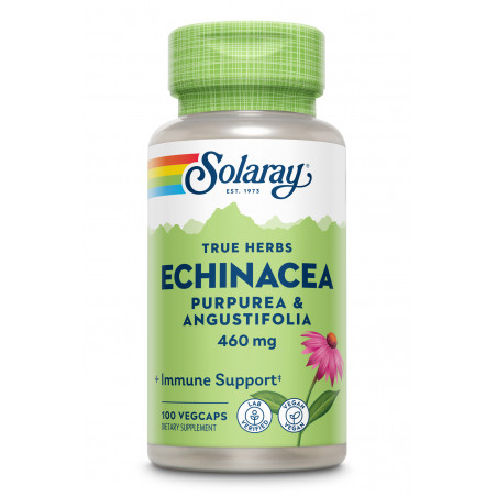 ECHINACEA PURPUREA/ANGUSTIFOLIA 460 MG 100 CAP SOLARAY