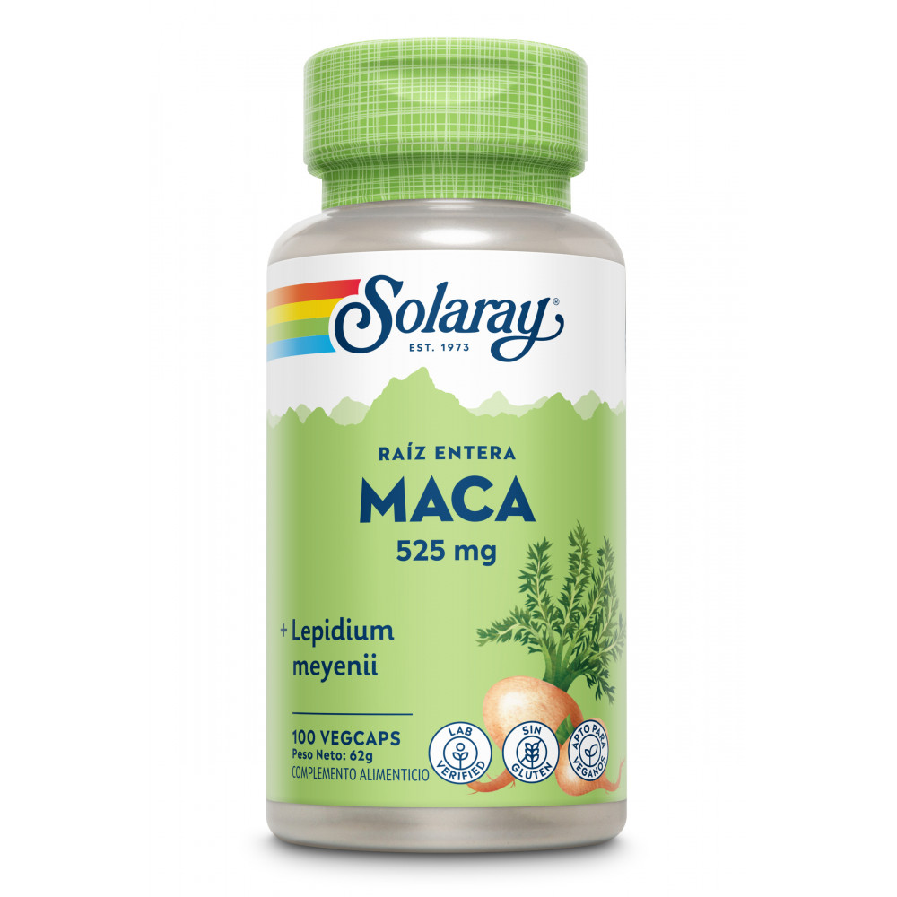 MACA 525 MG 100 CAP SOLARAY