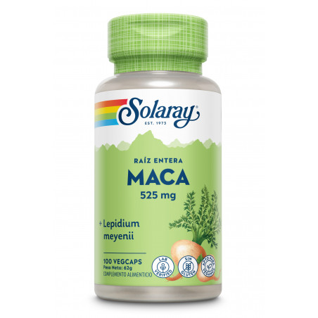 MACA 525 MG 100 CAP SOLARAY