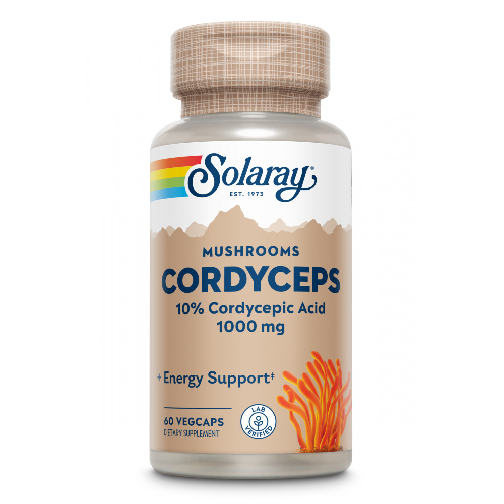 CORDYCEPS 500 MG 60 CAP SOLARAY