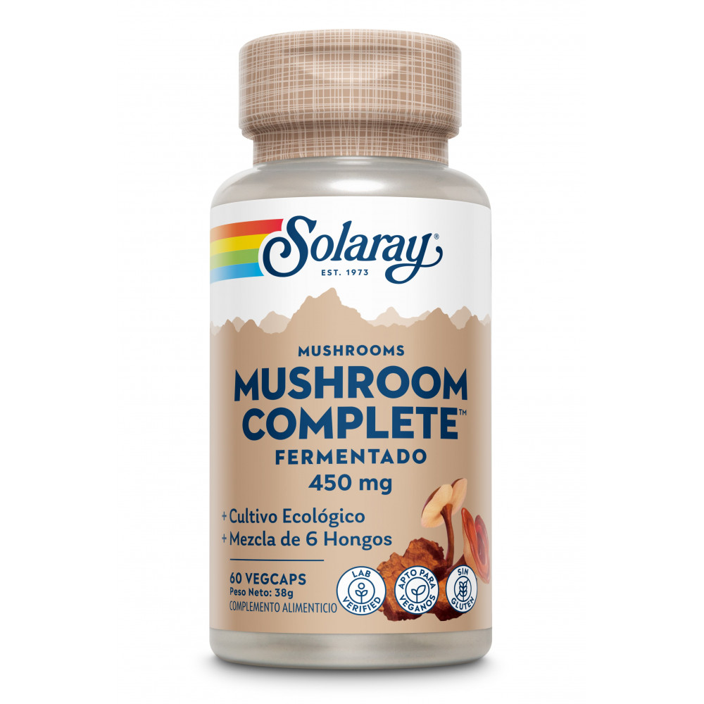 MUSHROOM COMPLETE (REISHI SHITAKE MAITAKE) 60 CAP SOLARAY