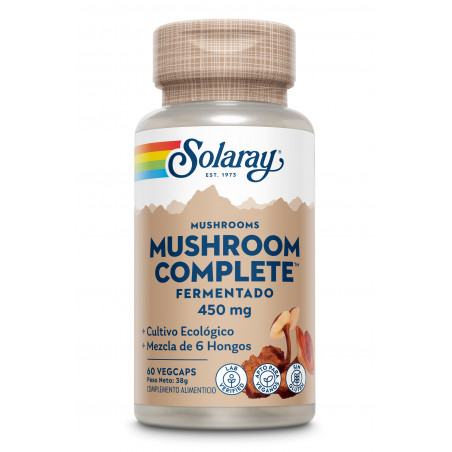 MUSHROOM COMPLETE (REISHI SHITAKE MAITAKE) 60 CAP SOLARAY