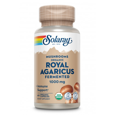 ROYAL AGARICUS 500MG 60 CAP VEG SOLARAY