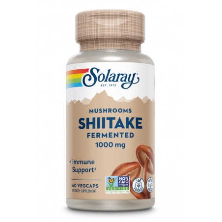 SHIITAKE 500MG 60 CAP VEG SOLARAY