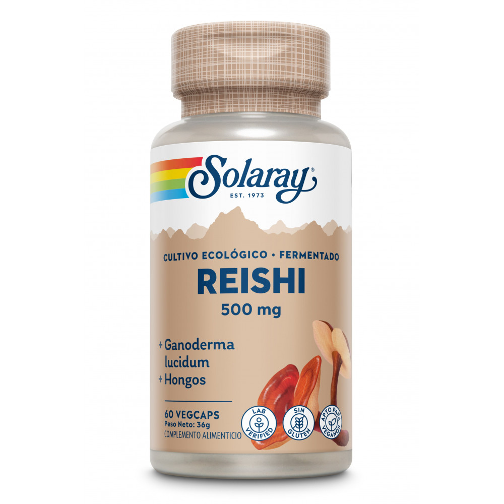 REISHI 500MG 60 CAP VEG SOLARAY