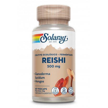 REISHI 500MG 60 CAP VEG SOLARAY