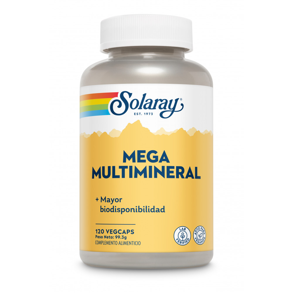 MEGA MULTI MINERAL 120 CAP SOLARAY