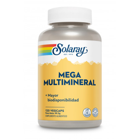 MEGA MULTI MINERAL 120 CAP SOLARAY