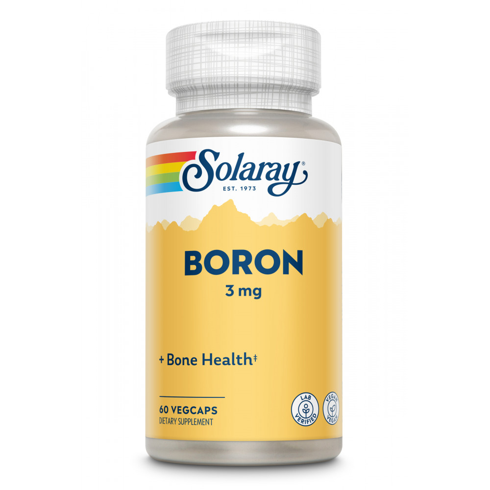 BORO CITRATO 500 MCG 60 CAP VEG SOLARAY