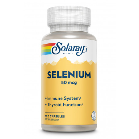 SELENIUM 50 MCG 100 CAP SOLARAY