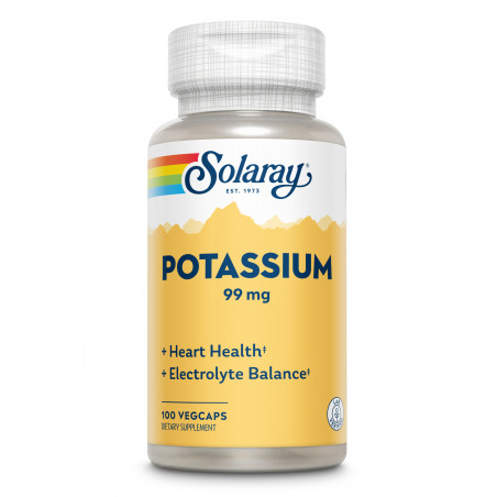 POTASIO CITRATO 99 MG 60 CAP VEG SOLARAY