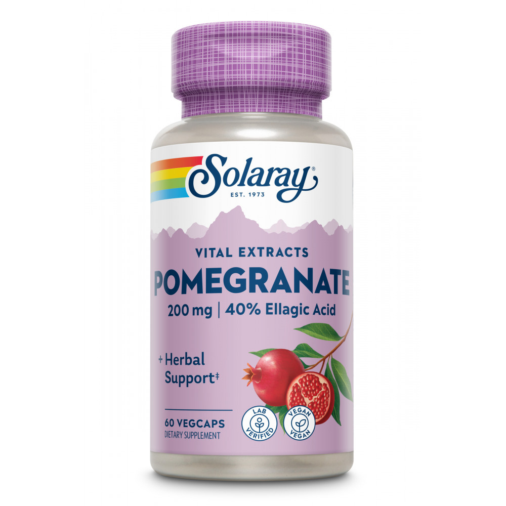 POMEGRANATE (GRANADA) 200 MG 60 CAP SOLARAY