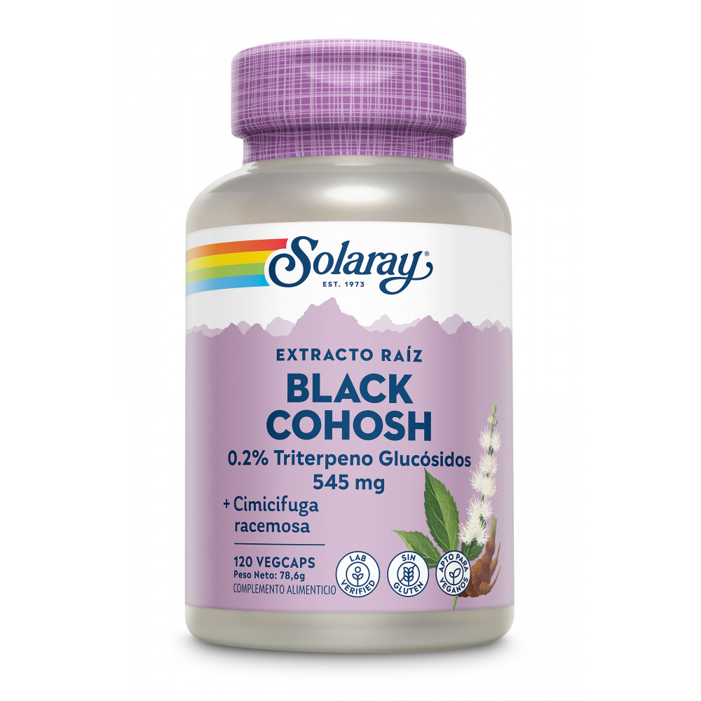 BLACK COHOSH (CIMICIFUGA) 120 CAP SOLARAY