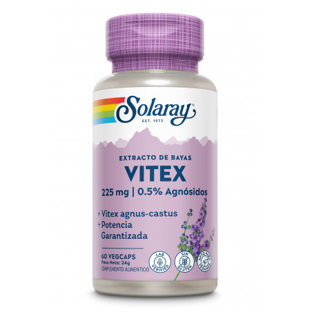 VITEX AGNUS CASTUS (SAUZGATILLO) 60 CAP SOLARAY