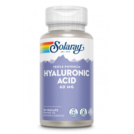 HYALURONIC ACID 60 MG 30 CAP SOLARAY