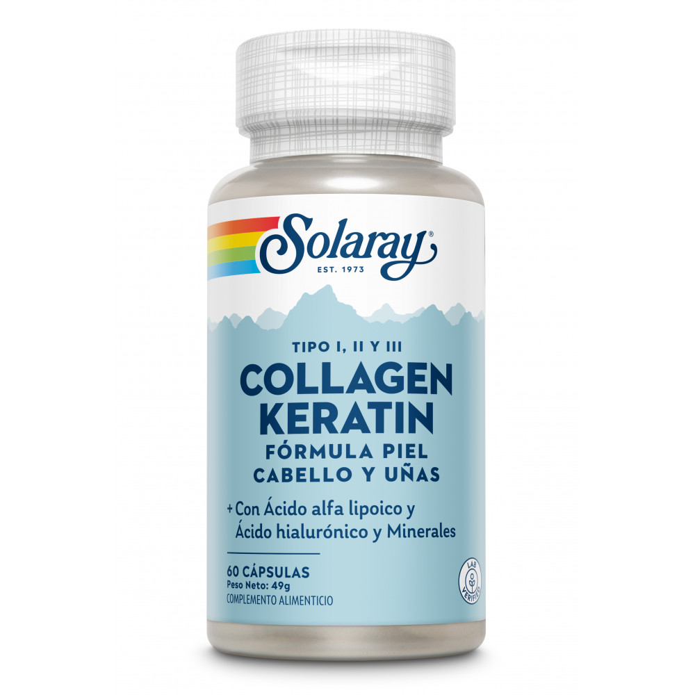 COLLAGEN KERATIN 60 CAP SOLARAY