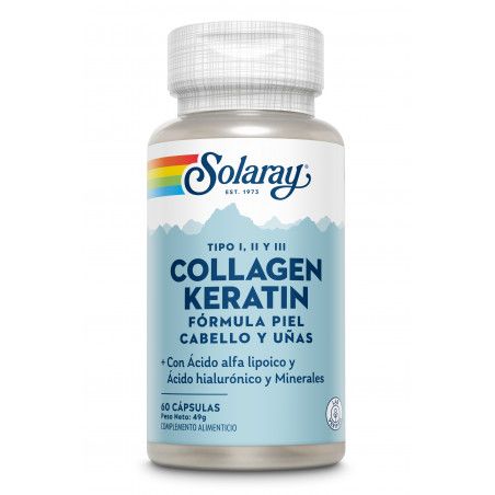 COLLAGEN KERATIN 60 CAP SOLARAY