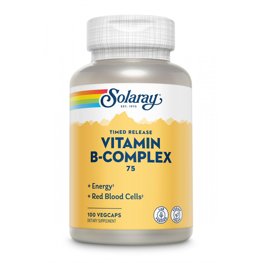 B COMPLEX 75 RETARD 100 CAP SOLARAY
