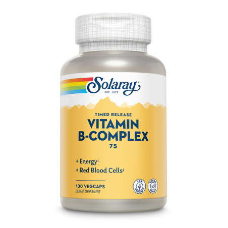 B COMPLEX 75 RETARD 100 CAP SOLARAY