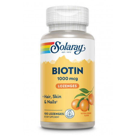 BIOTIN 1000MG 100 CAP SOLARAY